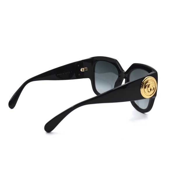 GUCCI GG1407S 001 BLACK GREY WOMEN'S AUTHENTIC SUNGLASSES - Picture 5 of 11